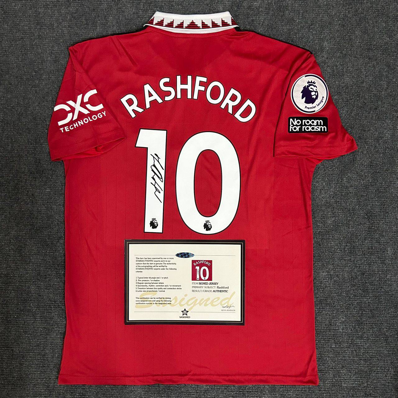 Manchester United Signed Shirt | "Rashford" Signed Shirt | Malgane